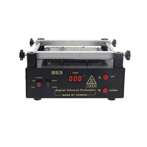 Infrared Preheater Soldering Station 605W Lead Free BGA Rework Tool With Digital Display Desoldering PCB Repair