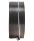 Side view of Copper Main Watch Spring Replacement Part for Do It Yourself Pros and Watchmakers, 1.93 inch durable clock spring.