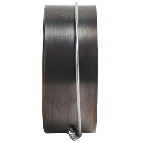 Side view of Copper Main Watch Spring Replacement Part for Do It Yourself Pros and Watchmakers, 1.93 inch durable clock spring.