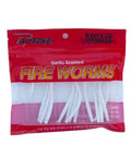Garlic Scented Soft Plastic Worms For Trout Panfish Steelhead And Salmon 2.7 Inch Neutrally Buoyant Multi Species Lure For Float Jig Or Tip On Fishing 15 Pack in packaging