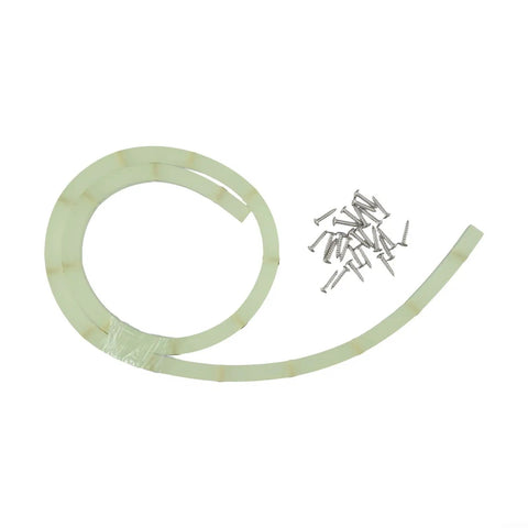 Badass Flexible Curve Template Polyurethane Router Guide with Heavy Duty Brass Bushing and screws for wood profiling.