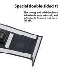 Double-sided tape on Carbon Fiber Interior Window Switch Panel Covers Trim Decoration Kit for Tesla Model 3 and Model Y