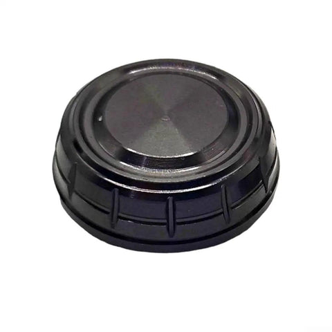 Pro Grade Aluminum Alloy Spinner Reel Brake Knob And Side Cap For Bearking Spinning Reels CNC Machined Mechanical Brake Cover Replacement Part Built Rugged For Repair And Upgrades, shown in black aluminum finish