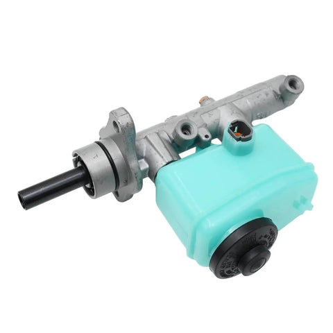 Brake Master Cylinder Replacement 47201-0C010 For Toyota Tundra 2000-2006 And Tacoma 2001-2004 silver and turquoise unit