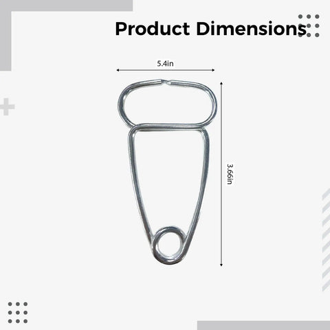 A Sweet 12 Piece Stainless Steel Miter Spring Clamp Kit With Pointed Tips For Tight Grip On Woodworking, DIY Crafts, Frame Molding, And Trim Glue Drying Projects To Keep Things Solid And Secure While You Chill. 5.4in x 3.66in clamp dimensions