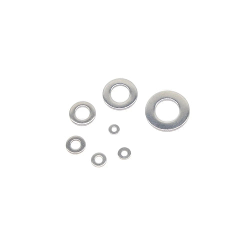 Flat Washer Kit 180Pc Stainless Steel Washers Assortment For Screws And Bolts M2.5 M3 M4 M5 M6 M8 M10, assorted sizes