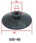 Top Notch 1Pc Industrial Pneumatic Vacuum Suction Cup For Machine Manipulator, 60mm diameter, ESS-60 design, heavy-duty use.