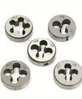 Dope 12 Piece Metric Tap And Die Set M3 To M12 For Bolt Nut Repair With Reamers Straight Thread Plugs Alloy Steel Cutting Tools For Rusty Stripped Threads Restoration Kit, M1.0-M18 dies