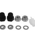 Black caps, nuts, washers, spacers, and screw set for Bike Axle Nut Set For 12mm And 14mm E Bike Electric Bicycle Motor Hub Replacement