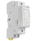 No More Panel Buzz 25A AC DC Contactor 2 Pole 2NO For Level Two EV Chargers And Smart Homes UL Listed showing detailed product features.