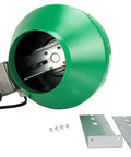 Active Air 720 CFM Inline Fan 8 Inch For Grow Rooms Quiet Yet Beefy Airflow with eco green casing and mounting brackets