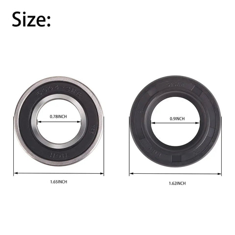 2 Pack Golf Cart Rear Axle Bearing And Seal Kit For TXT RXV Medalist Marathon Electric Carts 1978 Up size details