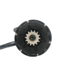 Badass High Torque Mid Drive Motor Conversion Kit For Dirtbikes And Mopeds Compatible With Standard Battery Pack Featuring ND72680 Controller close-up view of motor.