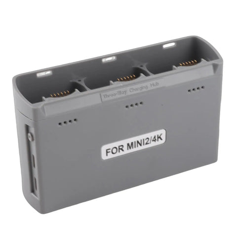 Grey On The Go Portable Drone Battery Charging Hub For Mini 2 Mini SE And Mini 2 SE 3 Battery Charger with label for Mini2/4K
