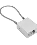 Heavy Duty Steel Cable Padlock, 85mm Shackle, Aluminum Alloy Lockout Tagout Lock With 2 Keys for Industrial Shutdown