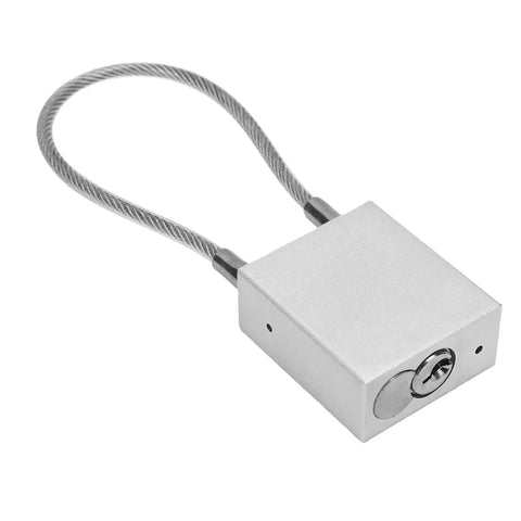 Workhorse Heavy Duty Steel Cable Padlock With 85mm Shackle Aluminum Alloy Body PVC Coated Cable 2 keys