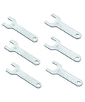 Top Shelf Stainless Steel Pneumatic Die Grinder Wrench Set For Ingersoll Rand 301 302 307 308 5102 M2 Air Tools six stainless spanners