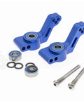 Beefed Up Alloy Rear Stub Axle Carriers For Traxxas 1/10 2WD Slash Stampede Rustler Bandit, CNC Machined 6061 T6 Aluminum, Anodized Finish, Replaces Part 3752, Pair with bearings and screws