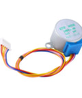 12V Gear Motor With Encoder For Precise Speed Reduction And 28BYJ-48 Mini Stepper Motor Replacement with multicolored wires