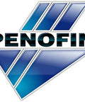 PENOFIN logo featuring a blue shield with diagonal stripes, representing premium wood care products.