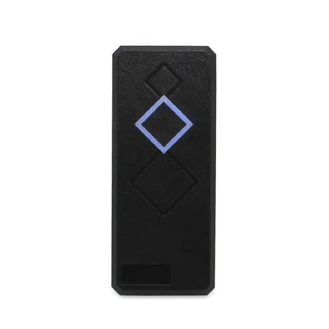Slim Mini Size Waterproof EM 125KHz RFID Reader With Wiegand 26/34 For Door Access Control Proximity System, Built For Control Boards, Black Color, No Fuss Setup, Weatherproof Build