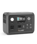 256Wh LiFePO4 Portable Power Station With 300W Continuous Output And 600W Peak Pure Sine Wave Solar Generator With Six Output Ports