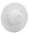 Jauarta Plastic Bathtub Drain Stopper, Effective Hair Trap with a white, durable plastic design for easy installation.
