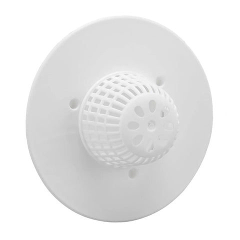 Jauarta Plastic Bathtub Drain Stopper, Effective Hair Trap with a white, durable plastic design for easy installation.