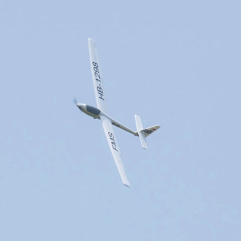 2500mm ASW 17 Electric RC Glider Plane Kit PNP No Radio Battery Or Charger Ready To Fly in flight showcasing wingspan