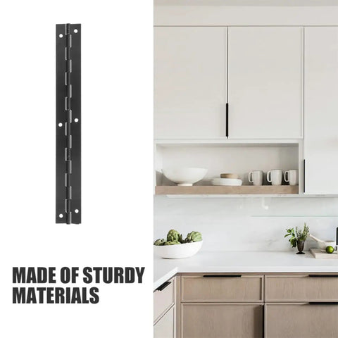 Long Piano Hinge Stainless Steel With Easy Install And Smooth Surface No Fuss For Wooden Boxes And Jewelry Boxes Ideal For DIY Projects