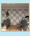 Heavy Duty Soundproof Wall Panels With Adhesive High Density Acoustic Foam Rolls For Studio Noise Dampening And Home Podcast Rooms in modern studio.