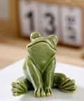 Frog Toilet Bolt Covers Set Of 2 Ceramic Toilet Cap Covers Cute Green Frog Screw Caps For Bottom Of Toilet Easy To Install And Swap Out Modern Bathroom Decor Durable Finish