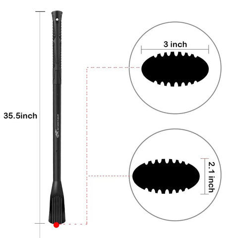 Mattock Handle Replacement With Comfort Grip For 5 Pound Or Heavier Picks Garden Axe Handle With Solid Fiberglass Core 36 Inch Length