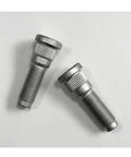 Close-up of two 5 Pack Wheel Studs 1/2-20 For Jeep Grand Cherokee Commander And Wrangler JK Rear 2002 2010 2007 2018 High Strength