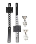 22 Inch Heavy Duty Ball Bearing Drawer Slides Concealed Pivoting Rail with smooth glide action and mount plates.