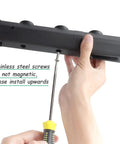 Installing Three Tube Adjustable Fishing Rod Holder For Boats And Kayaks With Removable Pole Inserter And Self Adhesive Mount