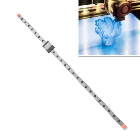 Top Notch Linear Motion Guide Rail for CNC and 3D Printers - High Precision, Self Lubricating, Low Friction Bearing Steel, Corrosion Resistant, Smooth Motion, Easy Fit and Long Lasting Performance linear rail with carriage for CNC and 3D printers