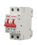 Beefy DC Miniature Circuit Breaker, 2 Pole 63A 1000V Isolator for Solar PV System, Thermal Magnetic Trip, side view