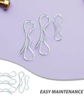 Heavy Duty Bow Tie Lock Cotter Pins Kit with Spring Clips for lawn mower pins and trailer hitch fasteners, easy maintenance