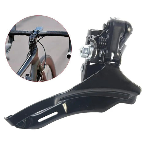 Universal Front Derailleur For Mountain Bikes Dope Steel Construction Built To Last Smooth Shifting Easy Install Quick Clamp