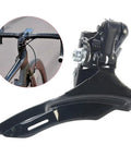 Universal Front Bicycle Derailleur for BMX Cruisers Electric Folding Hybrid and Mountain Bikes Heavy Duty Steel TZ 30