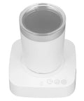 Keep Your Sip Game Strong With This Electric Cup Warmer And Chiller Featuring Three Auto Timer Modes For Piping Hot Coffee Or Ice Cold Drinks Portable Desktop Cooler, compact design with insulated vessel.