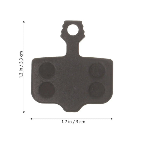 Mountain Bike Disc Brake Pads, 4 Pairs, Lightweight Semi Metallic Replacement Kit For Hydraulic Systems, Wear Resistant Pads