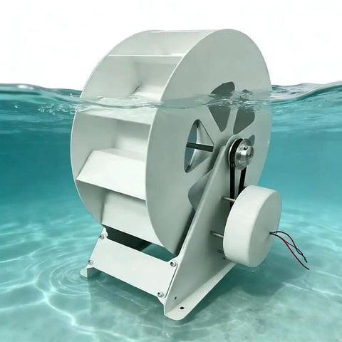 50W Micro Hydroelectric Generator Water Turbine Portable Mini Hydro Power Station For Outdoor Camping Off Grid Use