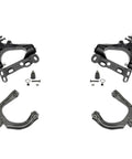 Six Piece Suspension Control Arm Kit Upper And Lower With Sealed Bushings For Chevy Trailblazer 2002 2003 And GMC Envoy 2002 2003 Includes Ball Joints And Mounting Hardware