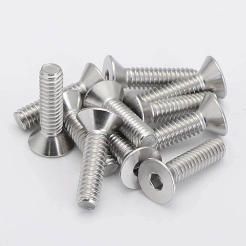 Your Go-To M5 X 20mm Flat Head Socket Cap Screws Stainless Steel 304 Bright Finish DIN 7991 Countersunk Bolts With Allen Hex Drive 3mm 50 Pc Pack