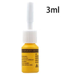 Glass Nano Repair Fluid Windshield Kit For Small Chips And Cracks, yellow 3ml bottle with applicator tip for auto glass repair