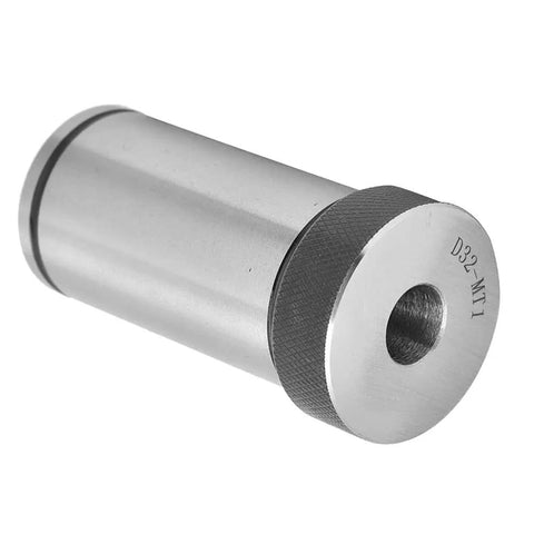 CNC Lathe Tool Holder And Milling Socket Adapter In Steel 40Cr With Bushing MT1 for precision tooling, D32 mount, side view