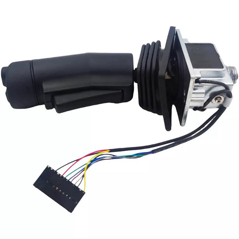 Heavy Duty Replacement Joystick Controller For Genie Vertical Mast Lift GR 12 GR 15 GR 20 GRC 12 with plug and wiring harness.