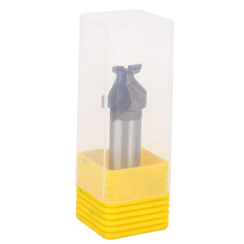 The Ultimate Headerbs Arc Bending Router Bit With A 1/2 Inch Shank in clear case, showcasing the tungsten steel cutting head.
